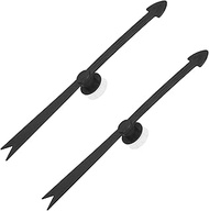 2pcs Large Arrow Spinner, Black Detachable Plastic Arrow Spinner with Suction Cup Strong Suction Pow