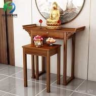 HY-$ Buddha Niche Altar Buddha Shrine Home Modern Style Solid Wood Buddha Table New Chinese Style Tribute Table Simple A