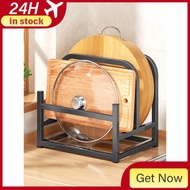 [in stock] Kitchen Cutting Board Rack Countertop Chopping Board Holder Multi-Functional Integrated S