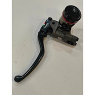 Original Brembo Master Pump Rcs16 Clutch Left Side + AEM Titanium Fluid Reservoir Tank Set Ready Sto