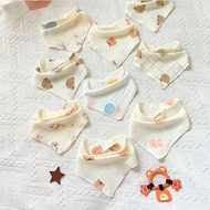 Set of 5 Muslin bibs - Bona premium 2-button bucket bibs for babies