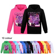 2023 NewNew Game Grimace Shake Clothes for Kids Fall Hooded Sweatshirt Girls Kawaii Coats Baby Boys 