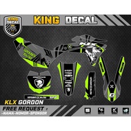 Decal KLX GORDON KLX BF KLX OLD KLX S DECAL KX CUSTOME DECAL 14
