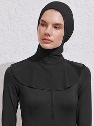 1PCS Summer Sporty Bath Swim Hijab Swimming Instant Turban Women  Extended Neck Design