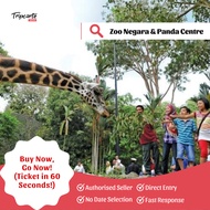 [PROMO DISKAUN 10%] Zoo Negara + FREE Panda Centre INSTANT TIKET [Tripcarte Asia]