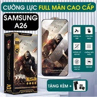 Samsung A26 full screen transparent tempered glass