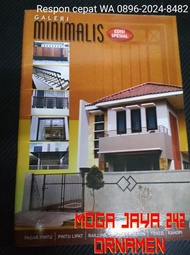 Buku Katalog Album Desain Tralis Canopy Pagar Besi Minimalis