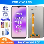 For Vivo Y91 Y91c Y91i Y93 Y95 Y1S Original LCD Dispaly Touch Screen with Frame Replacement Digitize