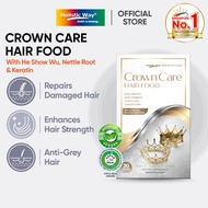 Holistic Way Premium Gold Crown Care Hair Food - Halal | Vegan (30 Capsules)