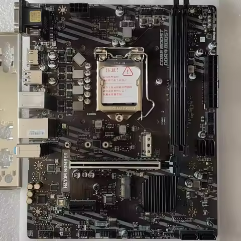 Used H410M BOMBER Motherboard LGA1200 DDR4 M.2 HDMI Desktop Mainboard for MSI