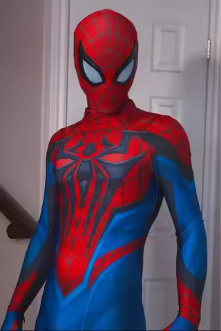 PS5 Marvel Rivals Spiderman Cosplay Peter Benjam Superhero Spandex Zentai Bodysuit Outfits Spiderman