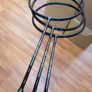 raket badminton maxbolt black original sale - terpasang senar metal