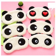 MATA POM Sleeping Eye Panda Character Sleeping Mask Expression Eye Mask Panda Pattern Sleeping Eye M