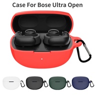 For Bose Ultra Open Earbuds Silicone Soft Protective Case with Keychain Silicone Protective Cases for 2024 Bose Ultra Open