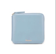 Fennec 皮夾 zipper wallet -淺藍