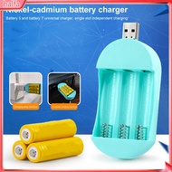 {halfa}  Battery Charger Rechargeable 3 Slots Fast Charging USB Output Universal AAA/AA Battery Station Tools Home Supplies