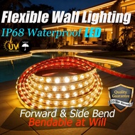 DC24V IP68 Outdoor Flexible Wall Wash Light Strip -3M Cutable Strip pool light villa facade outline