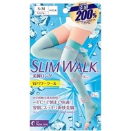 SLIMWALK-【200%涼感】日本纖腿長筒露趾壓力襪 (尺寸: S~M)