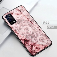 HP Oppo A55 4G Glass Softcase - Casing Oppo A55 4Ghp - Case Oppo A55 4Ghp [H56]