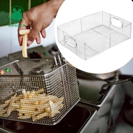 Kesoto Stainless Steel Fry Basket Nonstick Portable Buffet Server Bread Fry Baskets