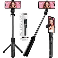 Selfie Stick Tripod with Remote, Mini Portable Travel Cell Phone Tripod Stand Compatible for 13/13 P