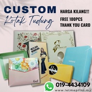 CUSTOM KOTAK TUDUNG ENVELOPE PRINTED scarf BOX  hijab BOX Scarf Box Kotak Telekung. Cetak kotak jenama sendiri