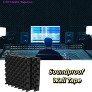 VINTAGEBOUT Soundproof Foam Panels, Eggcrate Design Self-Adhesive Eggcrate Acoustic Panels, Enhanced