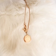 【開運】懶人口罩鍊 自由調節  兩用手鍊 玫金色