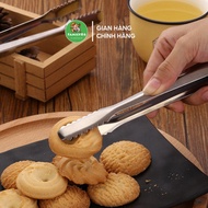 Rustproof Stainless Steel Food Tongs, Ice Food Tongs for Barbecue Cakes | Food Tongs T2