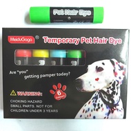 Pet Dyeing Disposable Dog Dyeing Hair Easy to Clean Color Crayon Hair Dyeing Water-Based Formula Tem