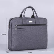 Waterproof Portable a4 File Bag Men Women Office Information Briefcase Conference Bag Computer Bag B