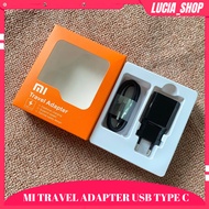 Charger Xiaomi Travel Adapter Type C USB Fast Charging