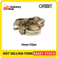 【Ready Stock】Orbit Hose Clips 9mm-35mm Hose Clips Zinc Plated Good Quality Hose Clip