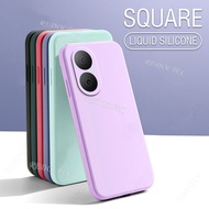 Soft Case Huawei Nova Y73 Camera Protection Candy Color Casing Huawei NovaY73 Nova Y 73 Square Silic