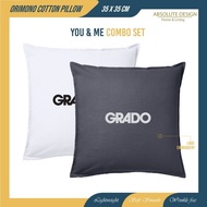 GRADO Headphone Sulam Design - Square Sofa Throw Pillow Bantal With Woven Orimono Cushion Cover Hote