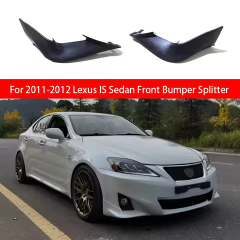 For Lexus 2011-2012 IS250 IS300 Sedan Front Bumper Splitter Lip Wrap Angle Protection Corner Guard E