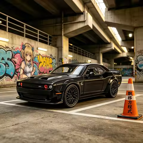 1:32 Dodge Challenger SRT Hellcat Redeye American Muscle Car Alloy Diecast Model Car Sound Light Chi