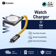 STYLEPIE C68 Gemini Cable Fast Charging USB-C / Lightning and W74 Apple Watch Charger High Power Cap