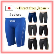 [arena] Men's AQUA ADVANCED Racing Swimsuit, Half Leggings, FINA Approved / 7 Colors, SS-XO —shippin