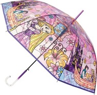 J's Planning - 迪士尼公主長髮公主 彩色玻璃傘 雨傘 雨具 雨遮 長傘 60cm