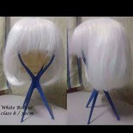 White Bobcut short dora wig party wigs