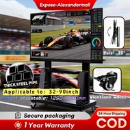 Expose Universal Mobile TV Stand on Wheels 90 Rotate Adjustable Height 125-150cm for 32 to 90 Inch