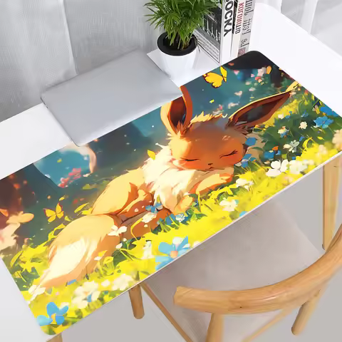 Mouse Pad Pokemon Pikachu durable Anime Gamer Large XXL Tablet Varmilo Keyboard Carpet Kawaii Gaming