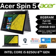 Acer Spin 5 Intel Core i5-8250U (8th Gen) 13.3" Full HD Touch Screen 2-IN-1 CONVERTIBLE Laptop 8GB R