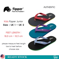 Original Kids FIPPER JUNIOR Full Rubber Slipper | Selipar Getah FIPPER selipar budak [ Ready Stock +