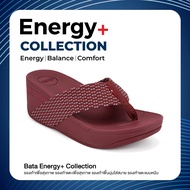 Bata บาจา Energy+ รองเท้าแตะแบบหูหนีบ ยอดฮิต สวมใส่ง่าย สูง 2 นิ้ว รองรับน้ำหนักเท้า สำหรับผู้หญิง ส