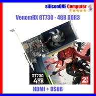 VenomRX GT730 4GB DDR3 NDV Graphic Card HDMI + D-SUB VGA/