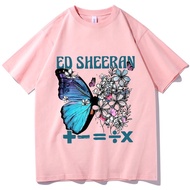 Ed Sheeran Shirt The Mathematics Tour Shirt Ed Sheeran Merch Ed Sheeran Fan Gift O-Neck Short Sleeve