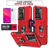 Case Armor OPPO A5 2020 Cincin Magnetic Kesing Hp Protect kamera