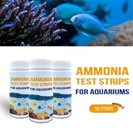 Aquarium Ammonia Test Strips Water Testing Ammonia Test Strips Ammonia Tester Safe Water Test Kit  g
